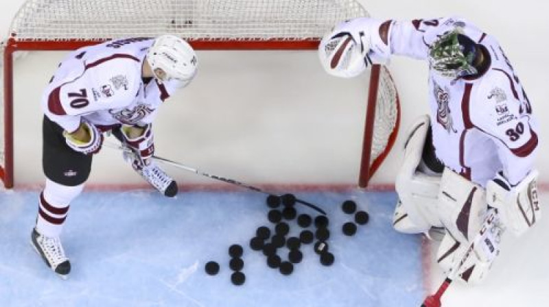 Miks Indrašis un Jūakims Ēriksons
Foto: hclokomotiv.ru