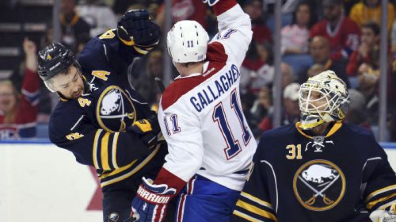 Brendans Galahers atzīmē savu otro vārtu guvumu
Foto: AP/Scanpix