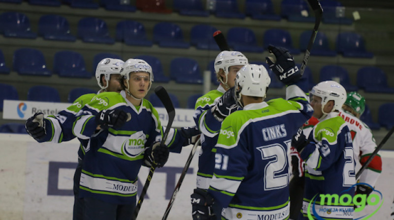 HK Mogo uzvar Slovēnijas Acroni Jesenice hokejistus un izcīna pirmo vietu Kontinentālā kausa izcīņas B grupā
Foto: HK Mogo