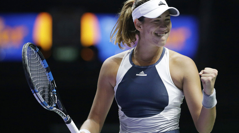 No šodienas oficiāli planētas trešā labākā tenisiste Garbinje Mugurusa
Foto: AP/Scanpix