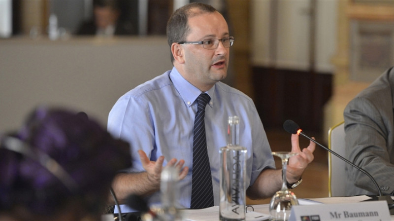 FIBA ģenerālsekretārs Patriks Baumans
Foto: FIBA