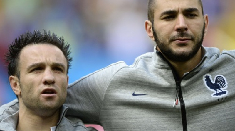 Matjē Valbuenā un Karims Benzemā
Foto: AFP/Scanpix