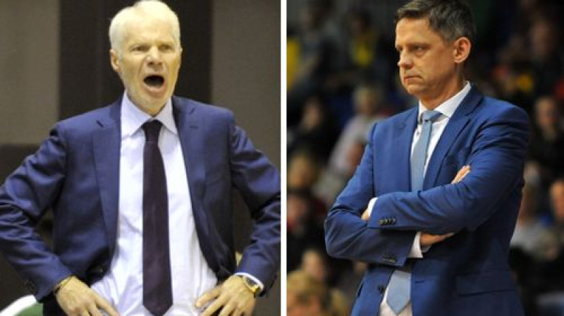 Ainars Zvirgzdiņš un Kārlis Muižnieks
Foto: Romāns Kokšarovs/F64 un BK Ventspils