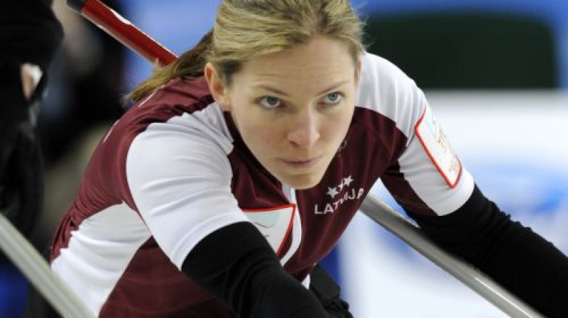 Ieva Krusta, Latvijas ratiņkrēslu kērlinga izlases trenere
Foto: Romāns Kokšarovs/F64