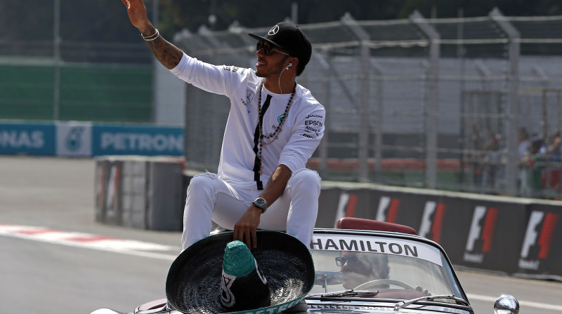 Lūiss Hamiltons
Foto: TT NYHETSBYRÅN/Scanpix