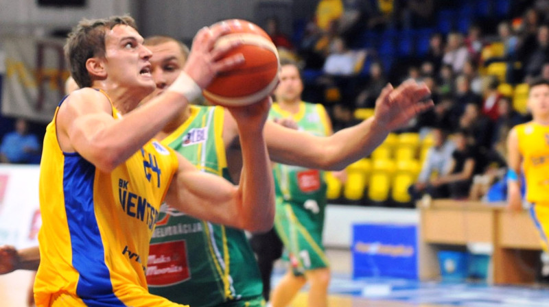 Andrejs Gražulis - topa ceturtajā vietā.
Foto: bkventspils.lv