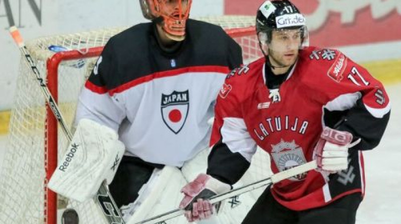 Jutaka Fukufudži un Aleksejs Širokovs
Foto: Ģirts Ģertsons, LHF