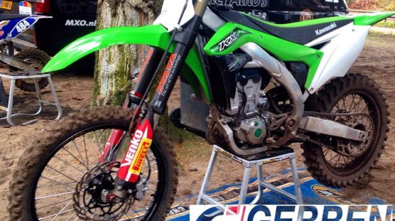 Toma Macuka "Kawasaki" motocikls
Foto: Gebben Racing