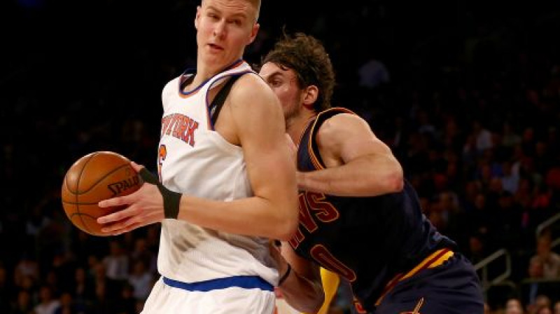 Kristaps Porziņģis pret "Cavaliers"
Foto: AFP/Scanpix