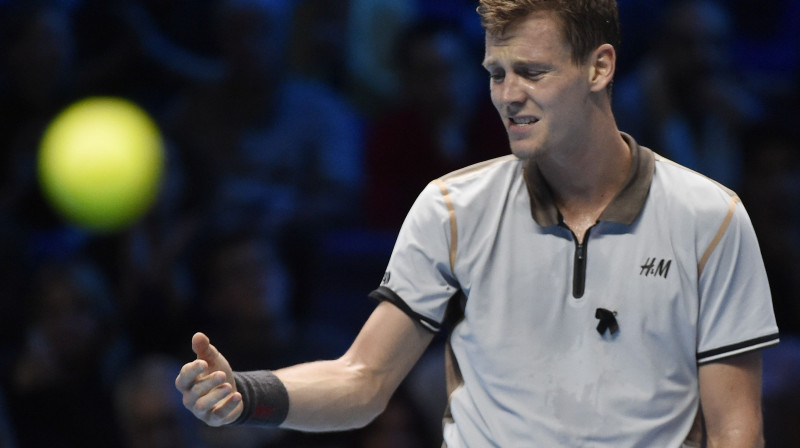Tomāšam Berdiham 0-6 bilance "ATP World Tour Finals" 1. kārtas mačos
Foto: AP/Scanpix