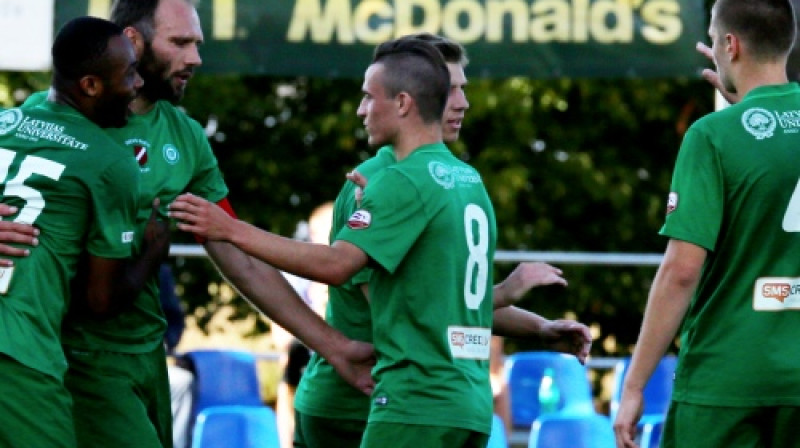 "Metta"/LU uzvarētajā spēlē pret "Spartaku"
Foto: Nora Krevņeva