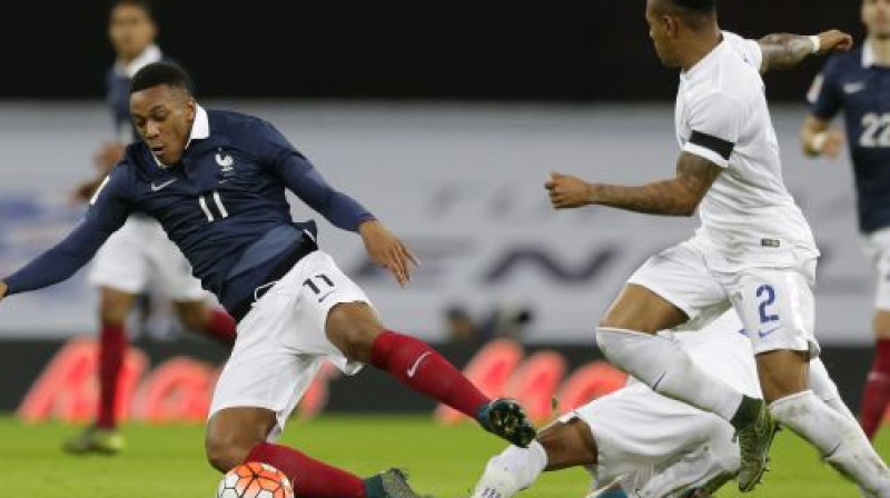 Antonijs Marsiāls spēlē pret Angliju
Foto: AP/Scanpix