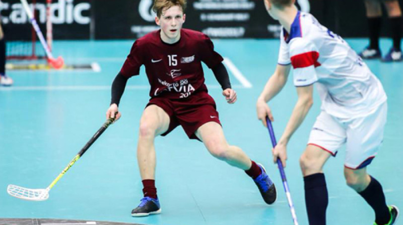 Rolands Kovaļevskis junioru izlases formā
Publicitātes foto