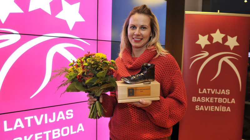Anete Jēkabsone-Žogota: Latvijas Gada basketboliste'2015.
Foto: basket.lv