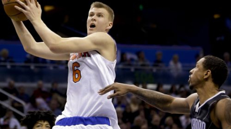 Kristaps Porziņģis pret "Magic"
Foto: AP/Scanpix