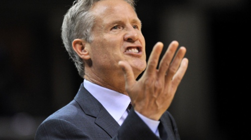 Filadelfijas "76ers" galvenais treneris Brets Brauns
Foto: AP/Scanpix