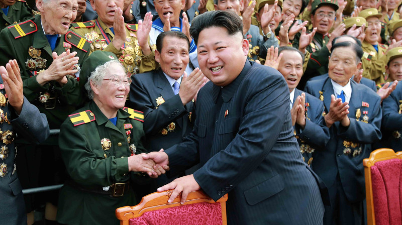 Kims Čenuns priekšplānā
Foto: AFP/Scanpix