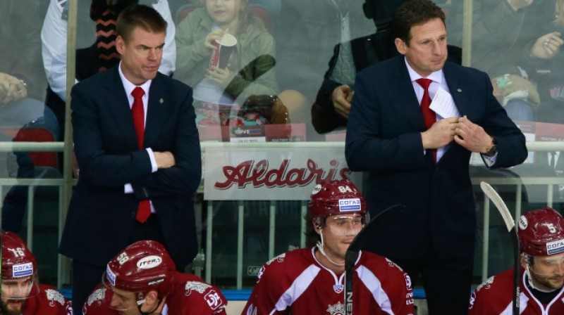 Raimo Helminens un Normunds Sējējs
Foto: Raimonds Volonts, dinamoriga.lv