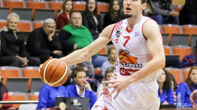 Aldaris LBL Novembra spēlētājs Stīvs Zeks.
Foto: Ģirts Gertsons
