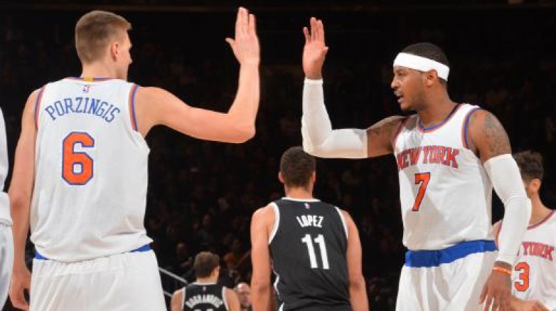 Kristaps Porziņģis un Karmelo Entonijs
Foto: ESPN