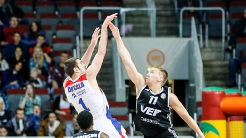 Nando De Kolo un Artūrs Strēlnieks
Foto: Mikus Kļaviņš, vefriga.com