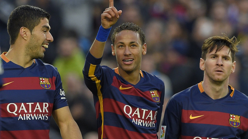 Luiss Svaress, Neimārs, Lionels Mesi
Foto: AFP / Scanpix