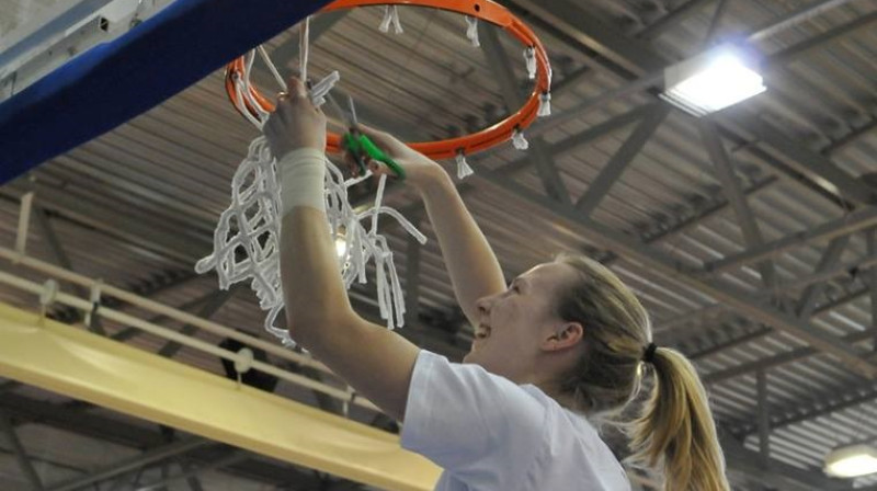 Laura Puriņa ir divkārtēja Latvijas čempione "TTT Rīga" sastāvā
Foto: Romualds Vambuts