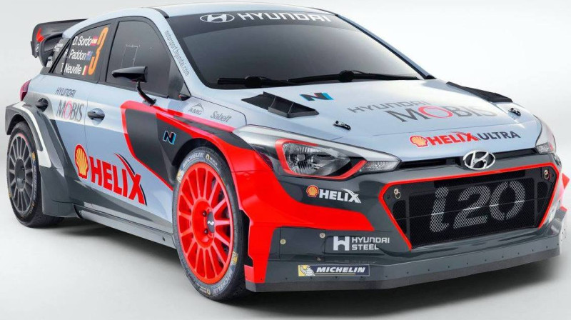 Jaunais Hyundai i20 WRC modelis