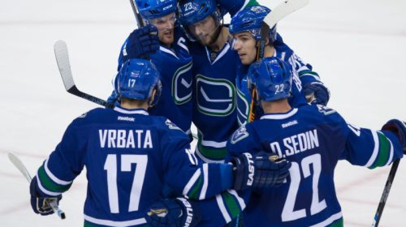 Vankūveras "Canucks" hokejisti
Foto: AP/Scanpix