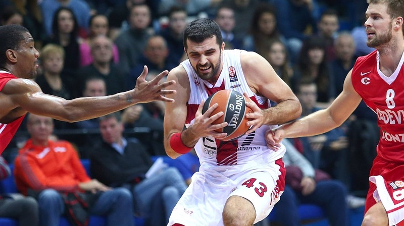 Krunoslavs Simons un "Milano" sezonu turpinās Eirokausā
Foto: euroleague.net
