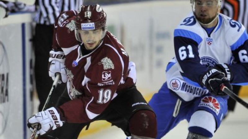 Miķelis Rēdlihs pret Minskas "Dinamo"
Foto: Romāns Kokšarovs/F64