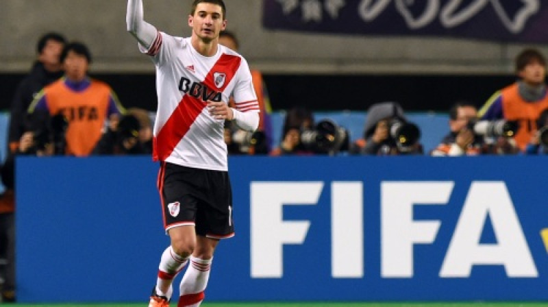 Vienīgo vārtu autors Lukass Alario
Foto: AFP/Scanpix