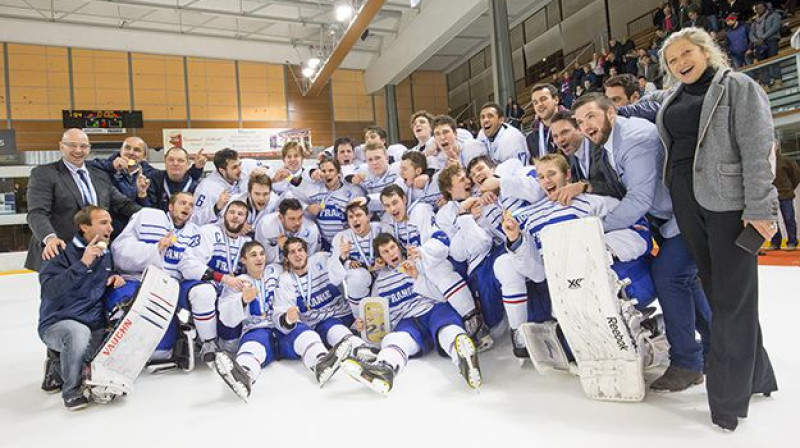 Francijas U20 hokeja izlase 
Foto: hockeyfrance.com