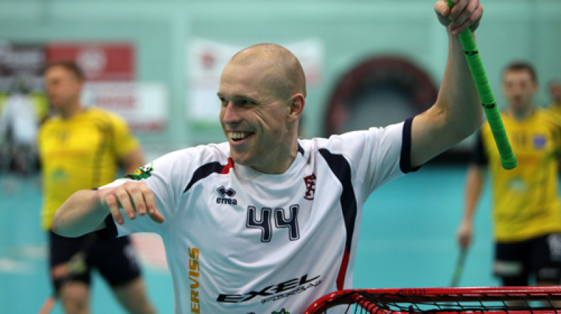 Lielvārdietis Gints Klēģers
Foto: Ritvars Raits, floorball.lv