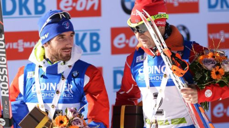 Žans Gijoms Beatrikss un Ūle Einārs Bjerndālens
Foto: Yevgeny Tumashov/TASS/Scanpix