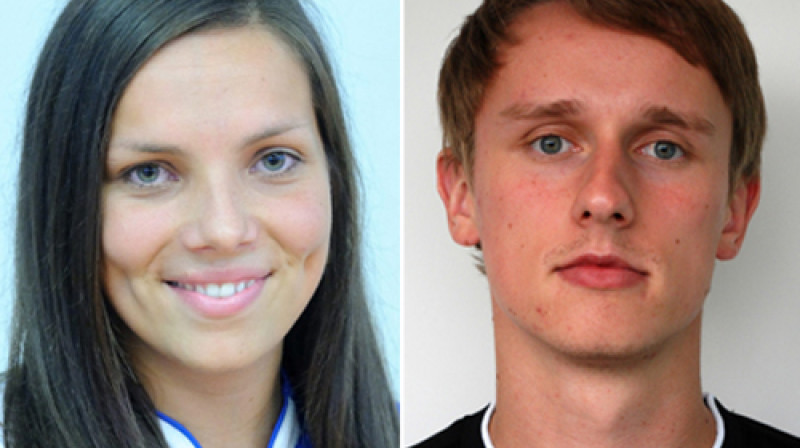 Ieva Jurkāne un Kaspars Šķēls
Foto: floorball.lv