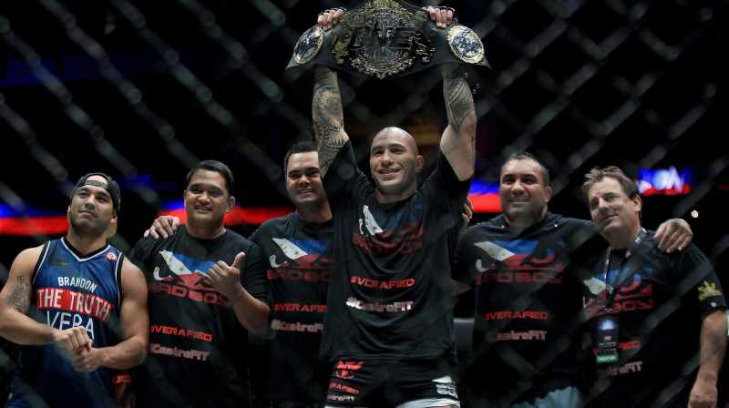 "One Championship" čempions supersmagajā svarā - Brendons Vera.
Foto: AFP/Scanpix