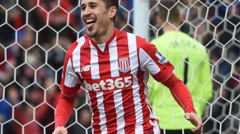 Bojans Krkičs pēc vārtu guvuma
Foto: AFP/Scanpix