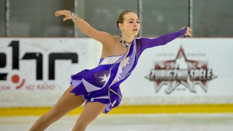 Angelīna Kučvaļska pirms Zvaigžņu spēles
Foto: nahl.lv