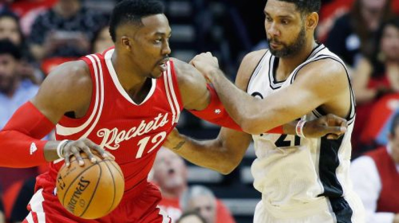 Dvaits Hovards pret Timu Dankanu
Foto: AFP/Scanpix