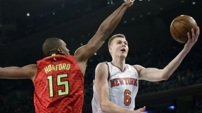 Kristaps Porziņģis pret "Hawks"
Foto: AP/Scanpix