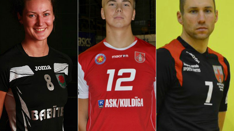 Ieva Tetere, Edvarts Buivids un Mārtiņš Grundmanis
Foto: volejbols.lv
