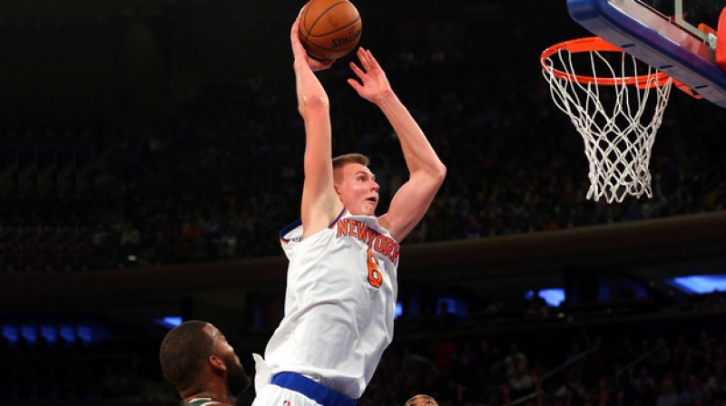 Kristaps Porziņģis pret "Bucks"
Foto: Brad Penner / usatoday.com