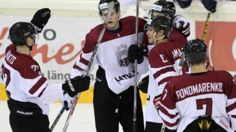 Latvijas U20 izlase
Foto: Verners Kraibuhers, IIHF.com