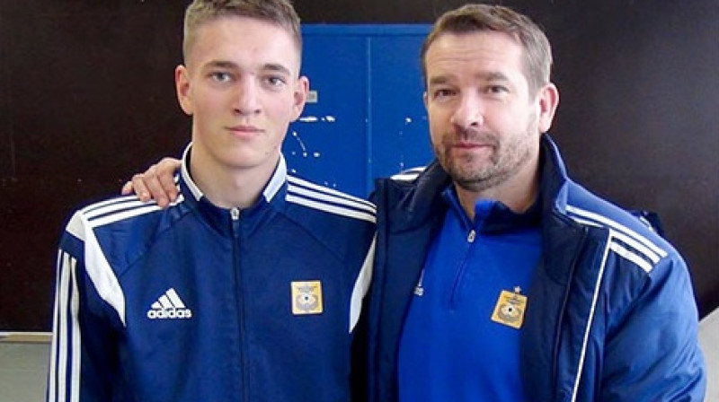 Arturs Ļotčikovs un Pols Ešvorts
Foto: fkventspils.lv