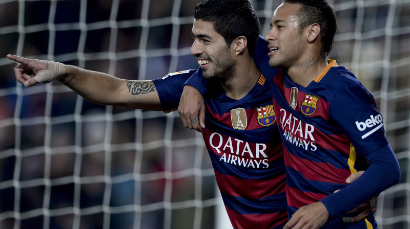 Luiss Svaress un Neimārs
Foto: AFP/Scanpix