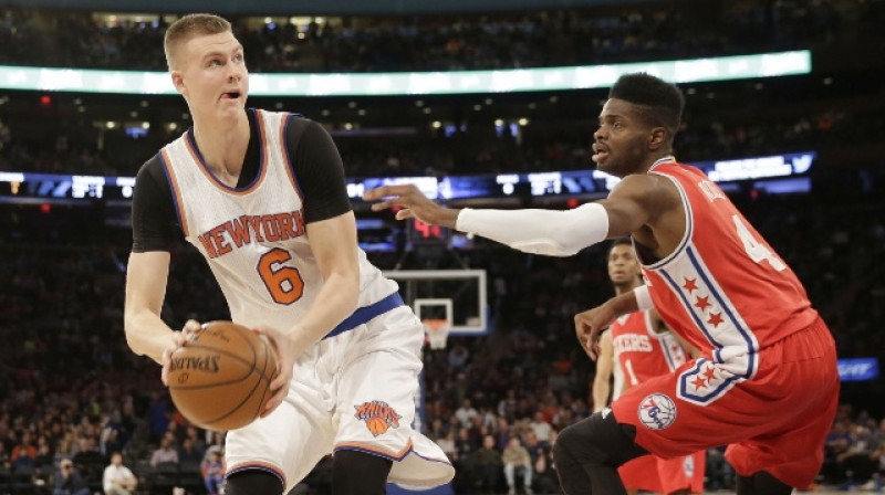 Kristaps Porziņģis pret Nerlensu  Noelu
Foto: AP/Scanpix