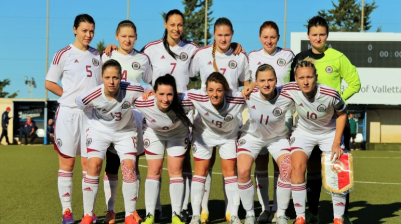 Latvijas sieviešu izlase
Foto: LFF.lv