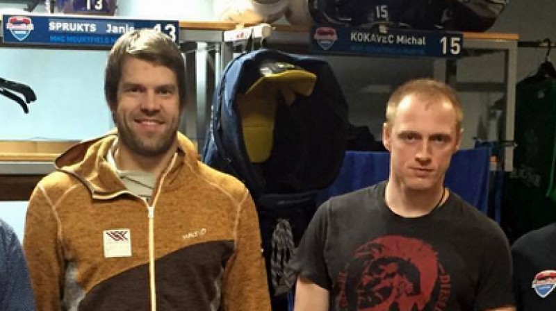 Jānis Sprukts un Mārtiņš Cipulis
Foto: MHC Martin