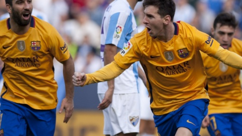 Lionels Mesi bija diezgan nemanāms, taču guva uzvaras vārtus
Foto AFP/Scanpix